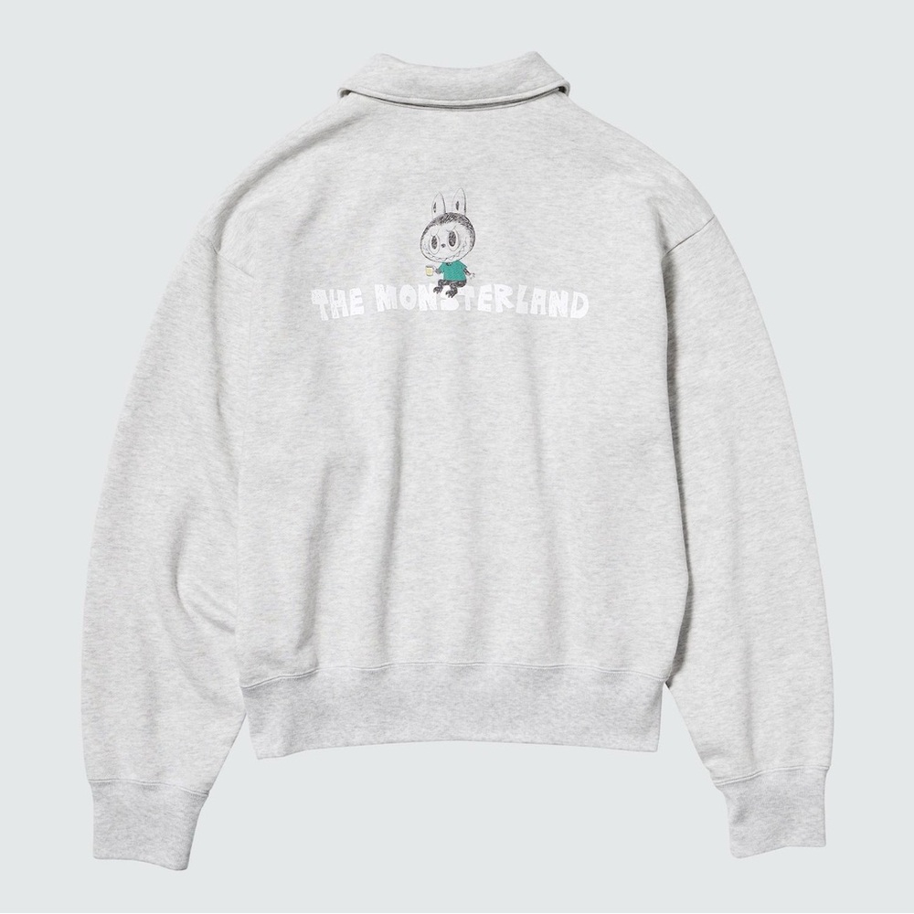 POP MART HALF-ZIP SWEATSHIRT SIZE LARGE